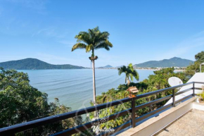 Frente pro MAR, linda VISTA, com piscina e 2 Suítes, no centro de Ubatuba, RECANTO 4